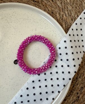 Shiny glow bracelet pink