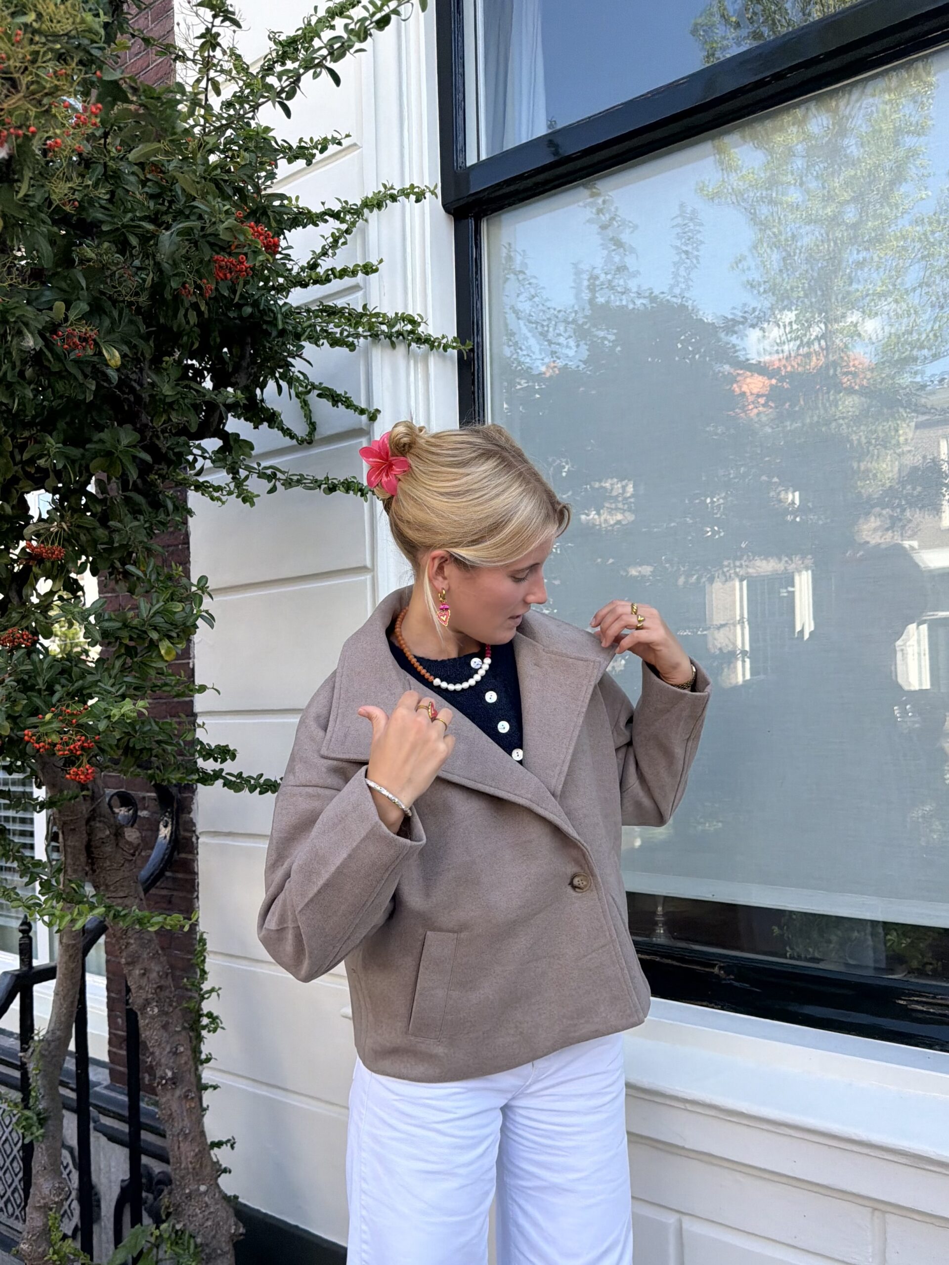 Autumn jacket beige