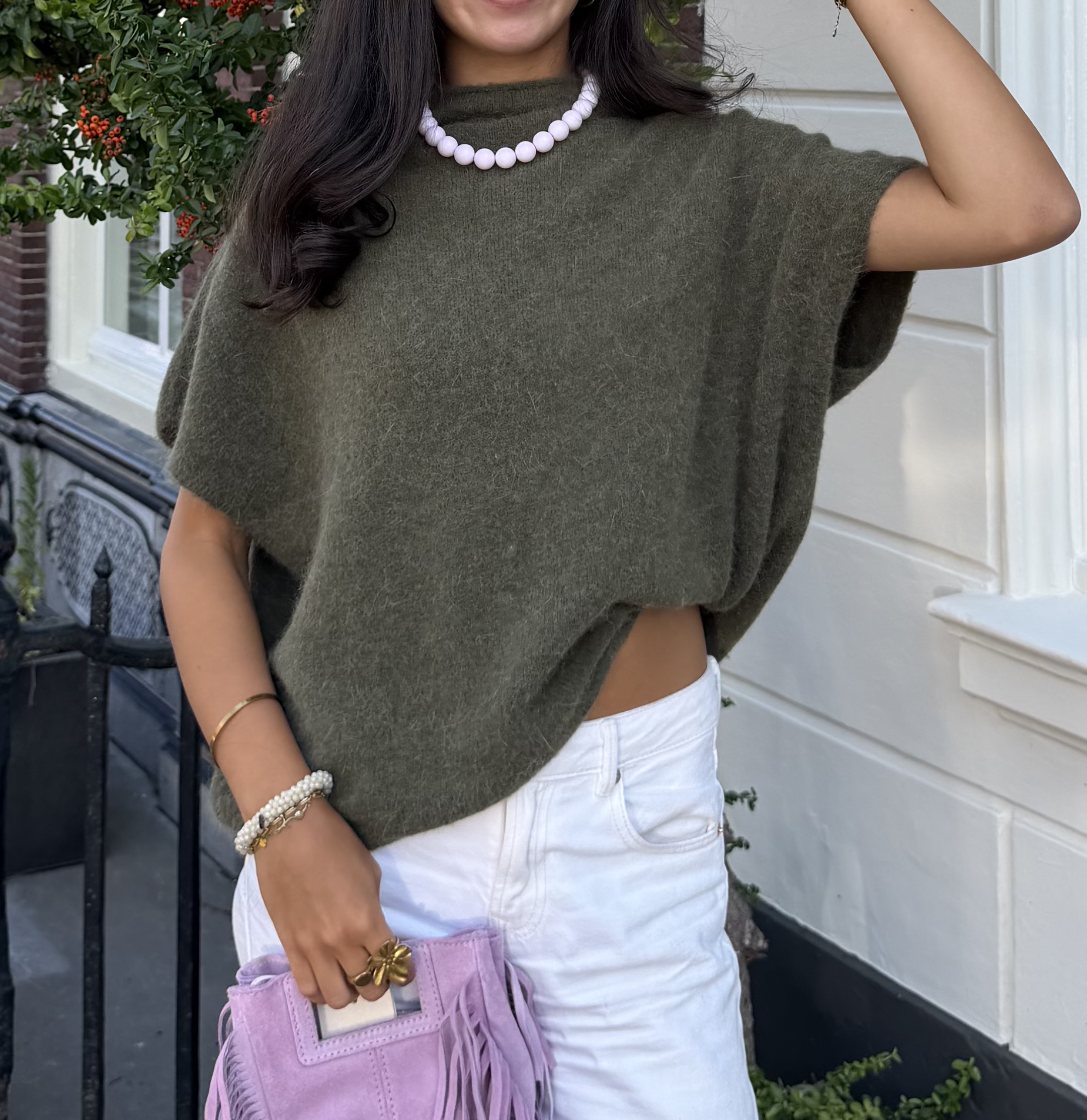Ayla knit green